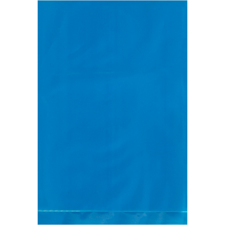 4 x 6" - 2 Mil Blue Flat Poly Bags (100 Pack)